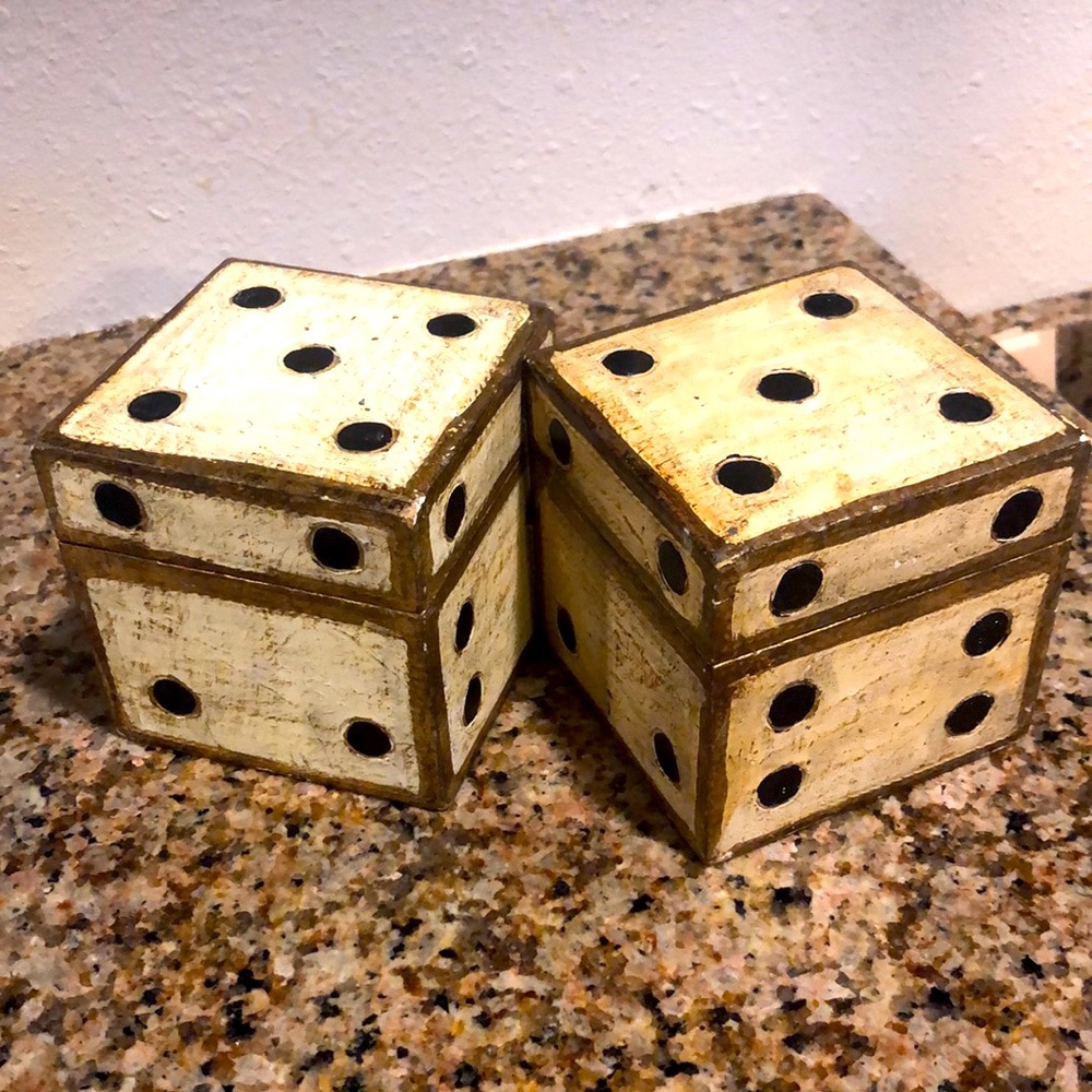 Vintaged and Rare Florentina trinket boxes